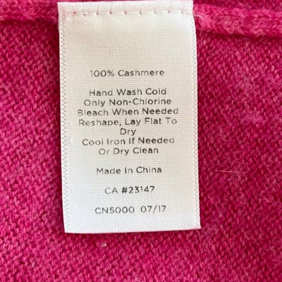 Talbots Petites Pink Cashmere Sweater Size LP - Picture 4 of 5